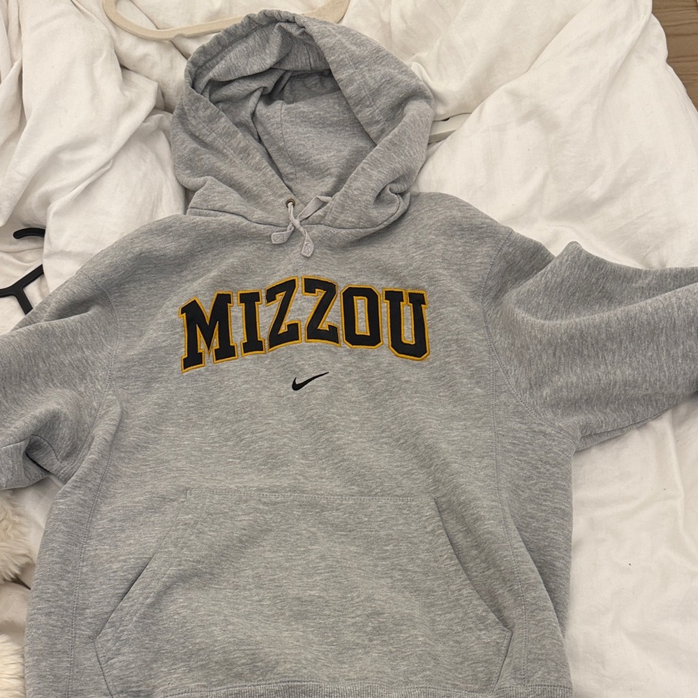 Nike Gray Mizzou Hoodie